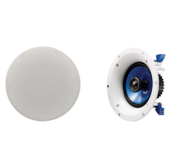 Yamaha NS-IC600  Frameless 6.5" 2-Way In-Ceiling Speakers (Pair) – 110W RMS, Swivel Tweeter, Magnetic Grille - Image 3
