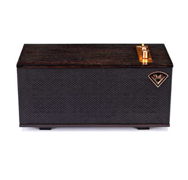 Klipsch The One Ebony  Portable Bluetooth Speaker – 30W Bi-Amplified Stereo, 4.5" Woofer, 8-Hour Battery, Real Wood Veneer