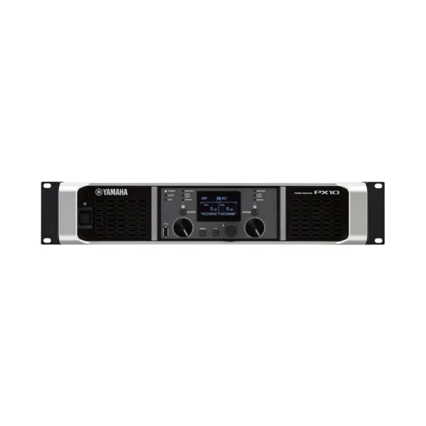 Yamaha PX10 Class-D Dual-Channel Power Amplifier – 2x1000W RMS @8Ω, Onboard DSP, D-CONTOUR, Crossover & Limiter