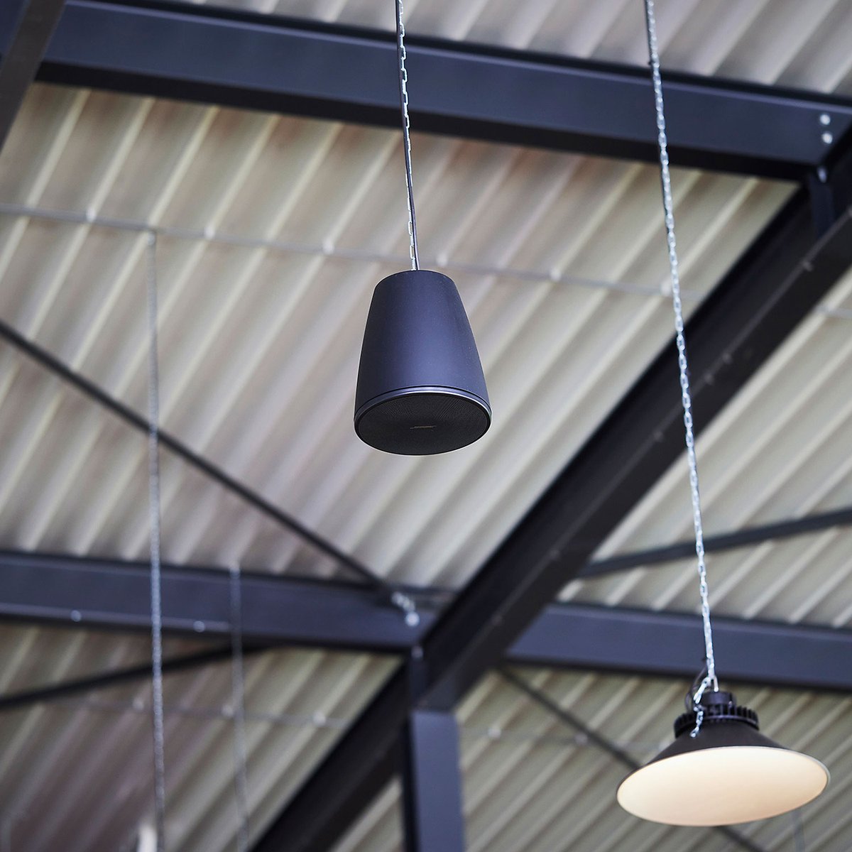 Bose Pro DesignMax DM5P – Pendant Mount Full-Range Commercial Loudspeaker (Black) 