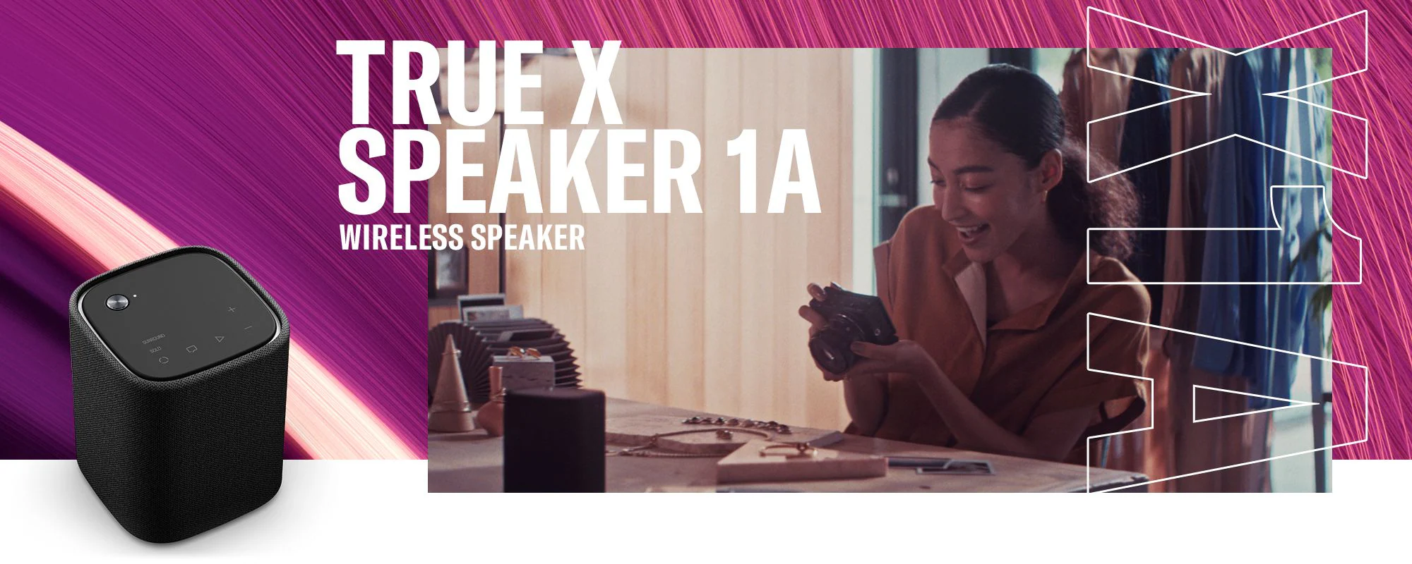 Yamaha TRUE X Speaker 1A (WS‑X1A) — Portable Wireless Speaker & True‑X Surround Satellite