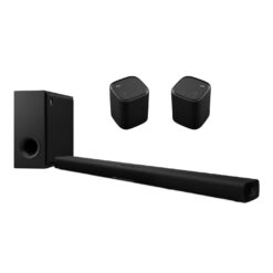 Yamaha True X Bar 50A (SR‑X50A) — Premium Dolby Atmos Soundbar & Wireless Subwoofer System + Yamaha TRUE X Speaker 1A (Pair) - Portable Wireless Speaker & True‑X Surround Satellite