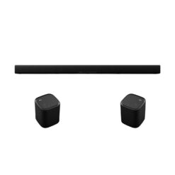 Yamaha True X Bar 40A (SR‑X40A) — Compact Dolby Atmos Soundbar & Home Theater Hub + Yamaha TRUE X Speaker 1A (Pair) -  Portable Wireless Speaker & True‑X Surround Satellite