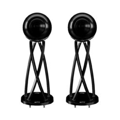 Cabasse The Pearl Pelegrina Black – Flagship Quadri-Coaxial High-Resolution Connected Speaker – 3,700 W RMS Total (per speaker) – 134 dB Stereo Peak (Pair)