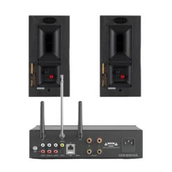 Alternative view of Klipsch RP-500M Bookshelf Speakers (Pair) + Arylic A100 Wireless Multiroom Full Digital HiFi Amplifier | Compact High-Sensitivity HiFi Streaming System