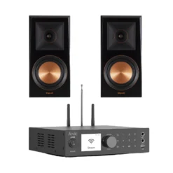 Alternative view of Klipsch RP-500M Bookshelf Speakers (Pair) + Arylic A100 Wireless Multiroom HiFi Amplifier + Yamaha MusicCast VINYL 500 TT-N503 Wireless Belt-Drive Turntable | Complete High-Sensitivity HiFi Streaming & Vinyl System