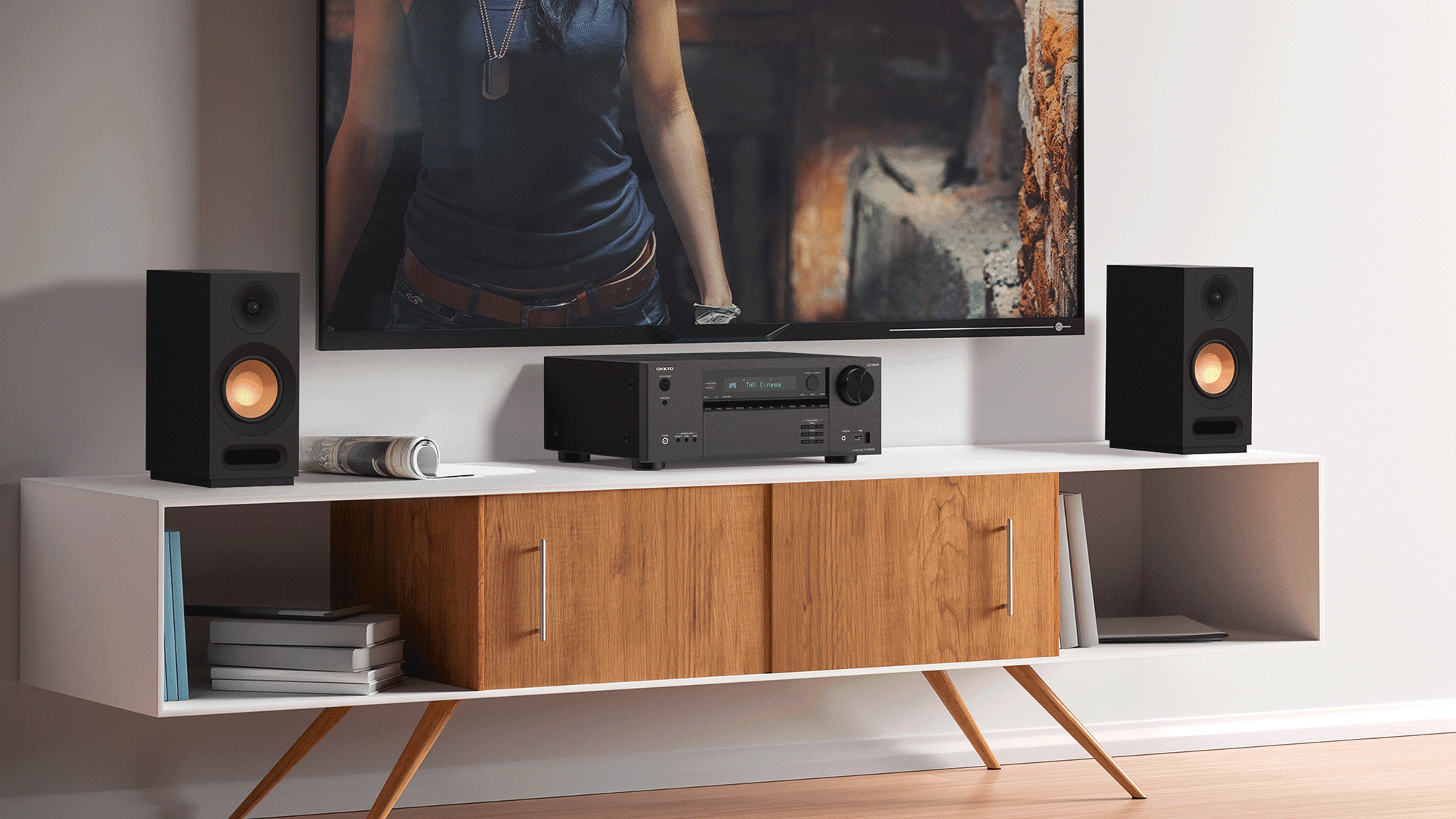 Onkyo TX-NR6100 – 7.2 Channel THX Certified AV Receiver with 8K HDMI 2.1, Dolby Atmos & DTS:X