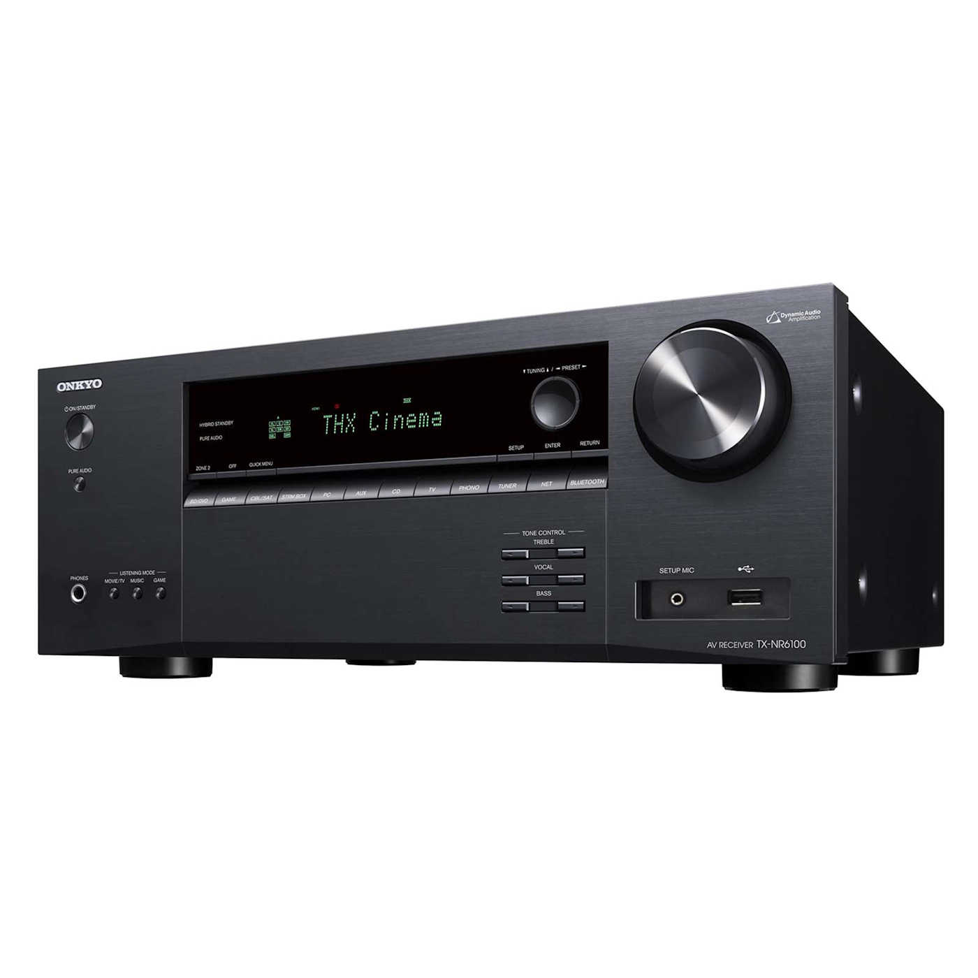 Onkyo TX-NR6100 – 7.2 Channel THX Certified AV Receiver with 8K HDMI 2.1, Dolby Atmos & DTS:X