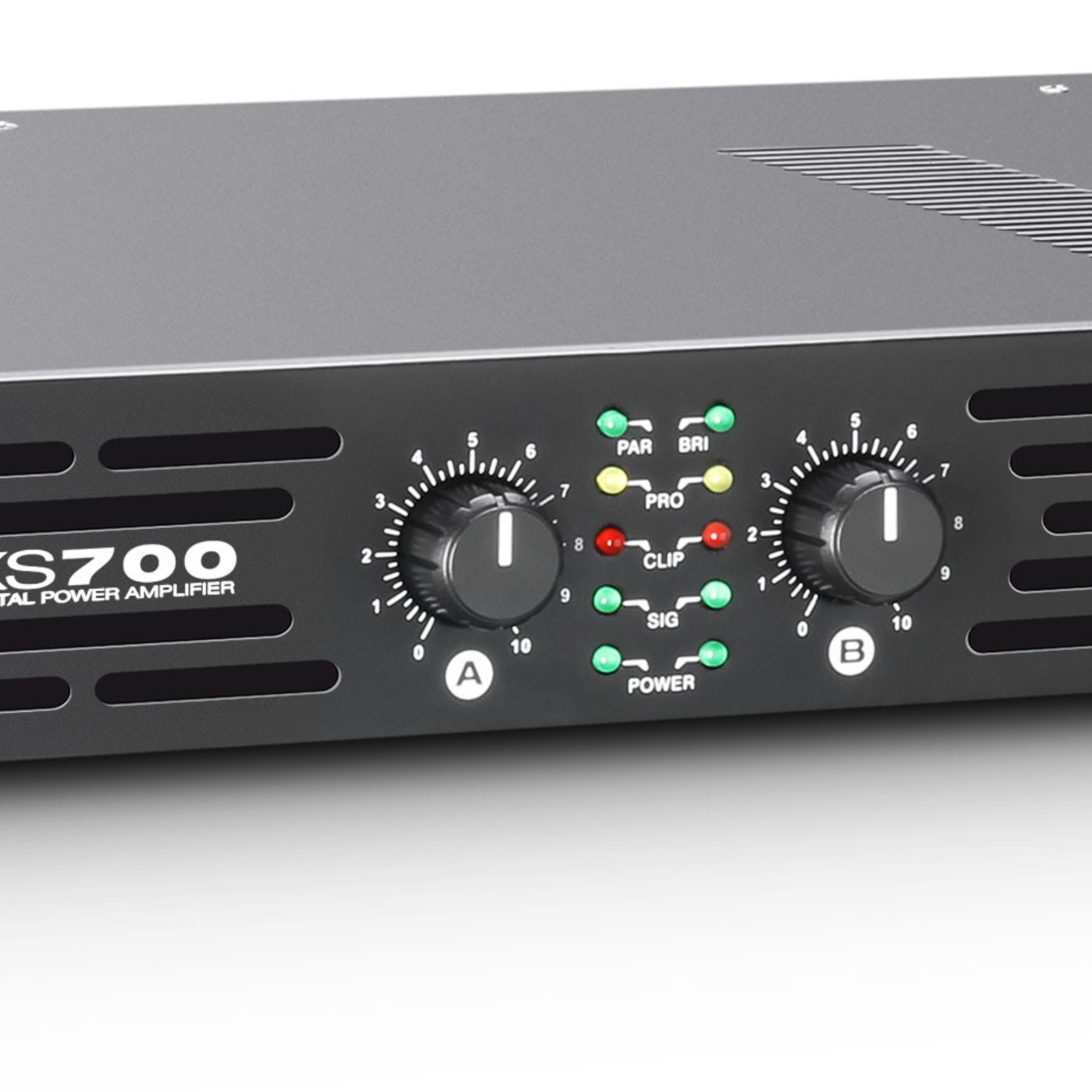 LD Systems XS700 Class D Professional Power Amplifier | 2 × 350W @ 4Ω | 700W Bridged | 1U Rackmount PA Amplifier - Image 4