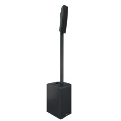Alternative view of QSC KC12 Black – 3-Way 12” Powered Column Loudspeaker with 1450W Class D Amplifier & Deep Bass Performance