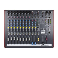 Allen & Heath ZED60-14FX Professional 14-Channel Analog Mixer with USB Audio Interface & Digital FX for Live Sound and Recording