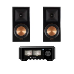 Alternative view of Klipsch RP-500M Bookshelf Speakers (Pair) + Eversolo Play CD 60W Integrated HiFi Amplifier with Streaming & CD Playback + Yamaha MusicCast VINYL 500 TT-N503 Wireless Belt-Drive Turntable | Complete Hybrid High-Resolution HiFi System
