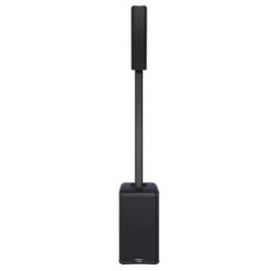 QSC KC12 Black – 3-Way 12” Powered Column Loudspeaker with 1450W Class D Amplifier & Deep Bass Performance