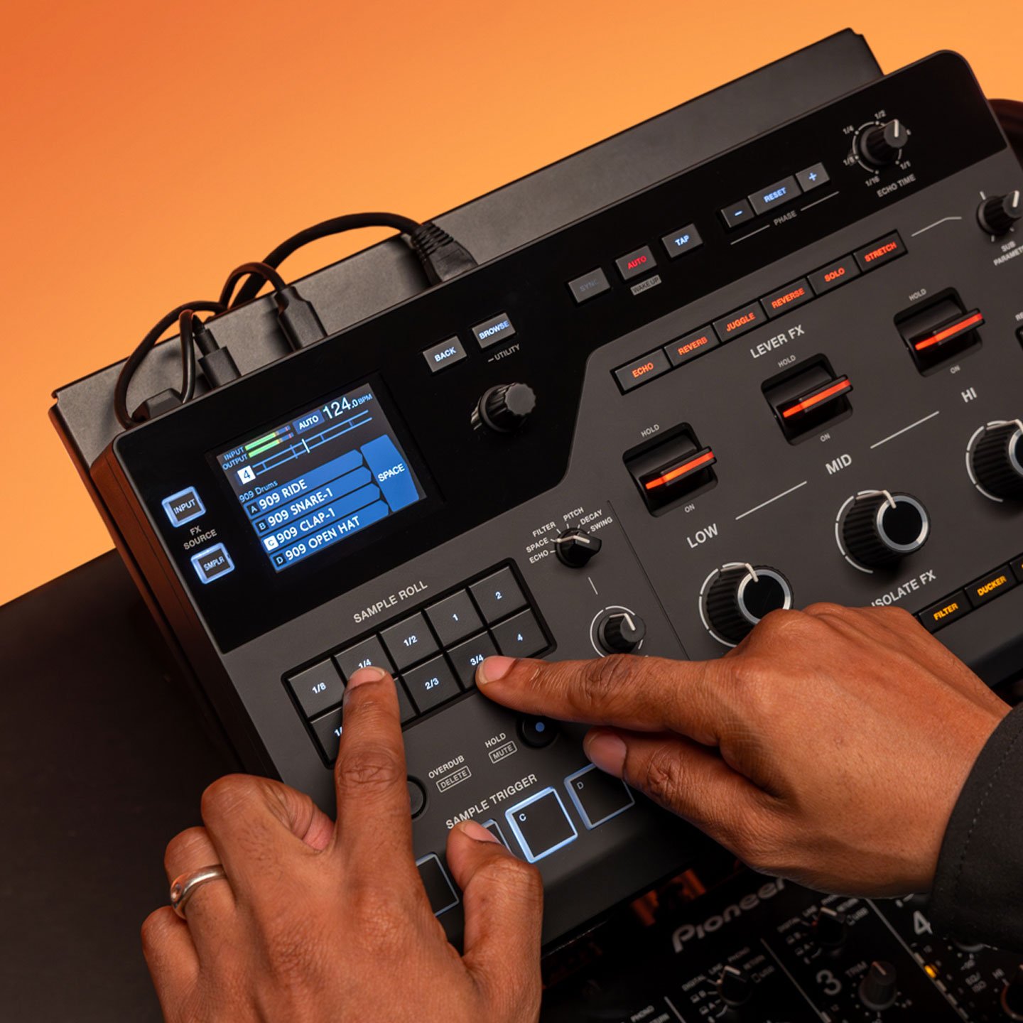 AlphaTheta RMX-IGNITE – Professional DJ Effector & Performance Sampler with Multi-Band FX, Sample Trigger Pads, Digital Send/Return & Advanced Live Performance Control