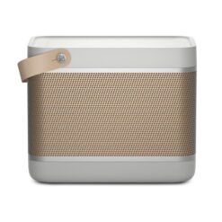 Bang & Olufsen Beolit 20 Grey Mist – Premium Portable Bluetooth Speaker with Powerful 360° Sound, Qi Wireless Charging & Up to 37-Hour Battery Life