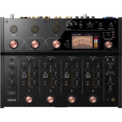 AlphaTheta Euphonia – Professional 4-Channel Rotary DJ Mixer with Rupert Neve Designs Transformer, Premium Analog Sound, 96kHz/64-bit Processing, 3-Band Isolator & Club-Level Performance