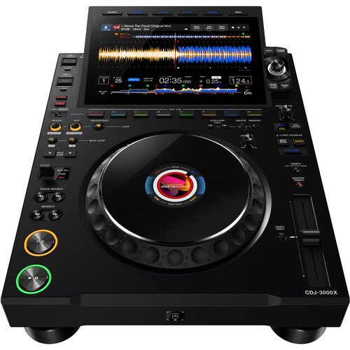 AlphaTheta CDJ-3000X – Professional DJ Media Player with 10.1-Inch Touchscreen, Built-In Wi-Fi, Cloud & Streaming Support, Advanced Jog Wheel Control & Club-Standard Performance
