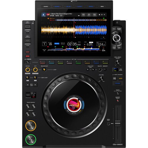 AlphaTheta CDJ-3000X – Professional DJ Media Player with 10.1-Inch Touchscreen, Built-In Wi-Fi, Cloud & Streaming Support, Advanced Jog Wheel Control & Club-Standard Performance - Image 3