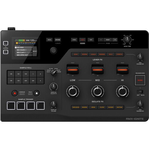 AlphaTheta RMX-IGNITE – Professional DJ Effector & Performance Sampler with Multi-Band FX, Sample Trigger Pads, Digital Send/Return & Advanced Live Performance Control