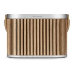 Bang & Olufsen Beosound A5 Oak – Premium Portable Wi-Fi & Bluetooth Speaker with Powerful 360° Sound, AirPlay 2, Chromecast & Up to 12-Hour Battery Life